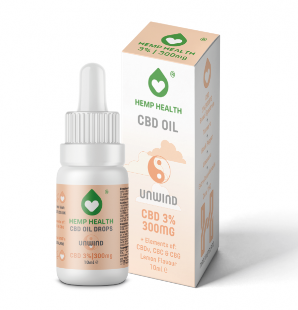 CBD Oil Unwind Drops To Help Replenish Energy with Turmeric and Black Pepper